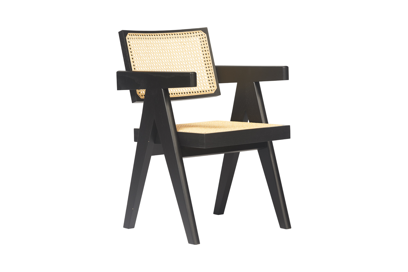 Illustration 2 du produit Capitol Complex chair with armrest Black