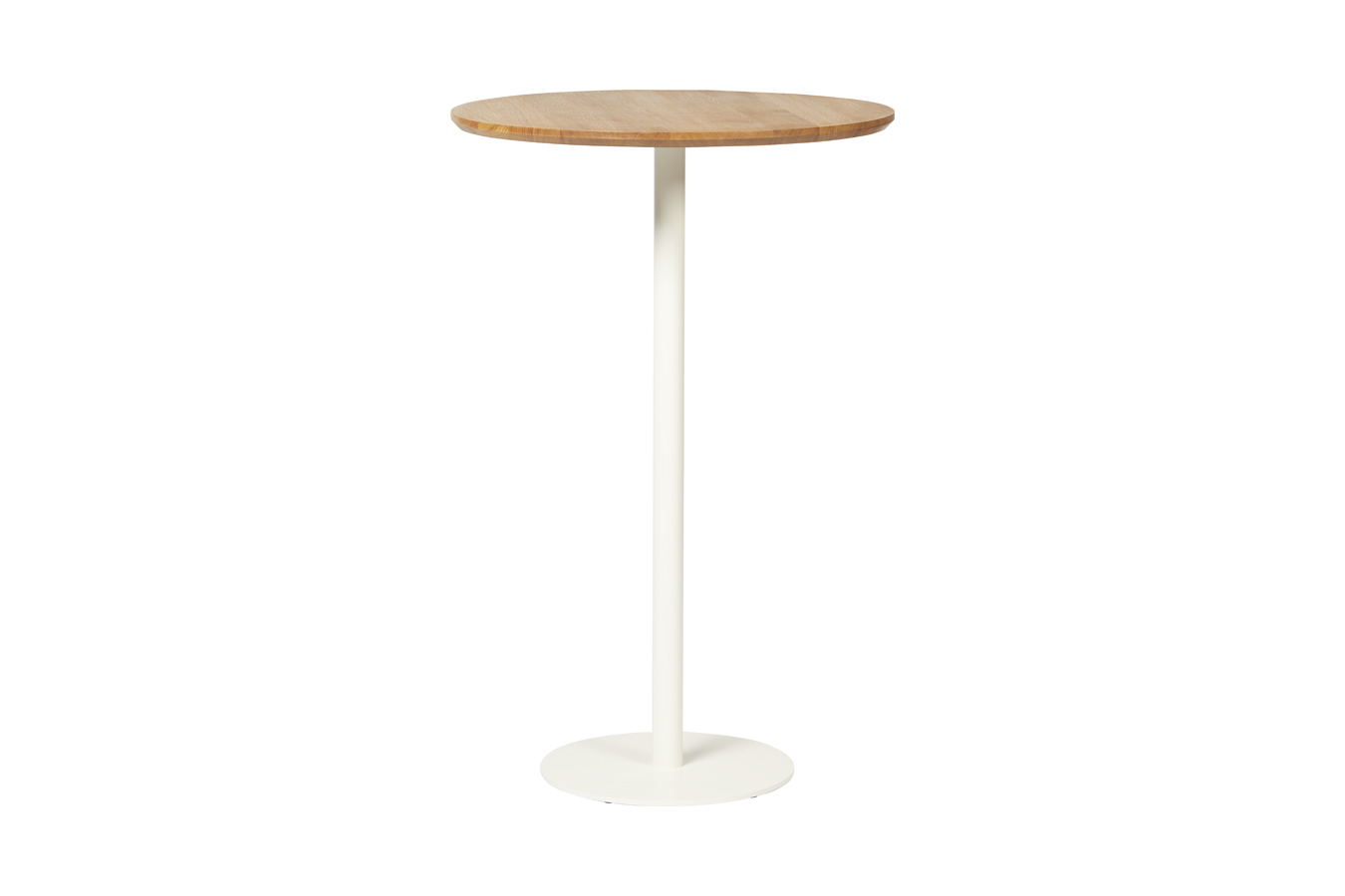 Illustration 1 du produit Marielle High Table Oak Round White Foot