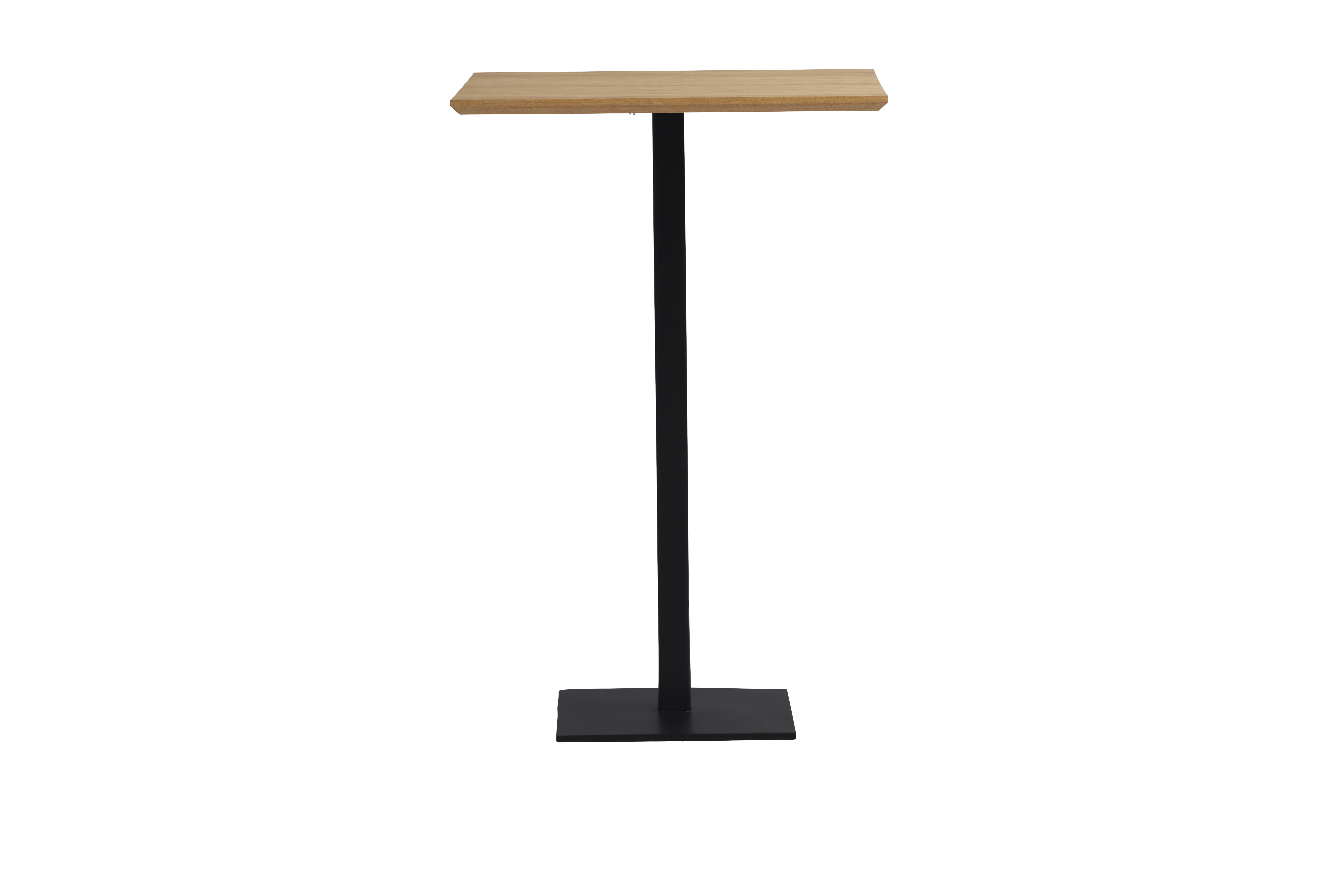 Illustration 1 du produit Marielle High Table Oak Beveled Black Foot