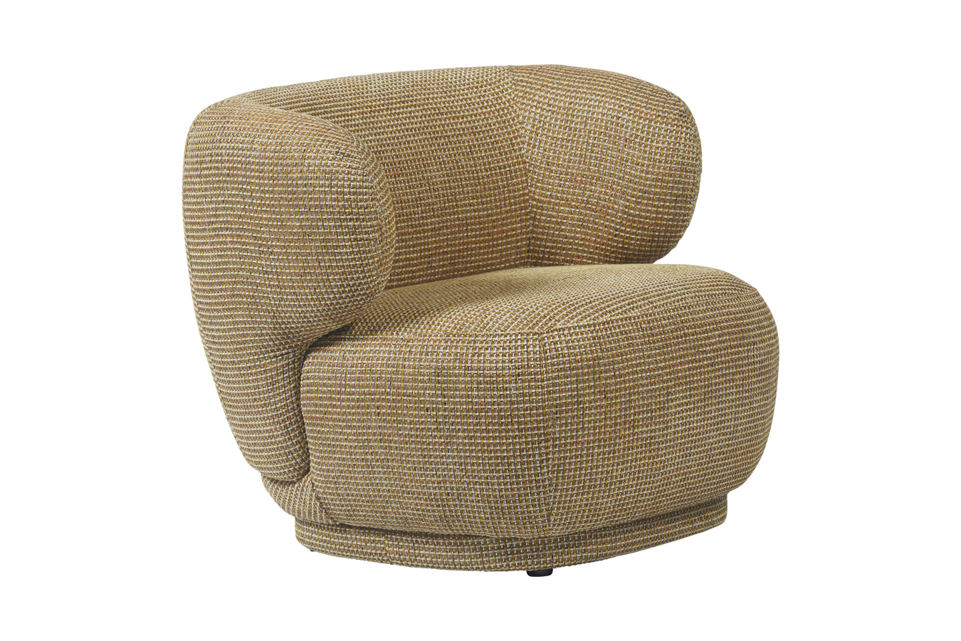 Illustration 2 du produit Fauteuil Giulia Tweed Jaune