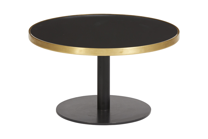 Illustration 1 du produit Table basse Emaillé Rond Noir