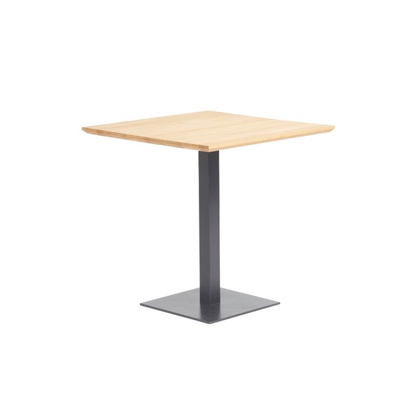 Product illustration Chêne Biseauté Pedestal Table Black