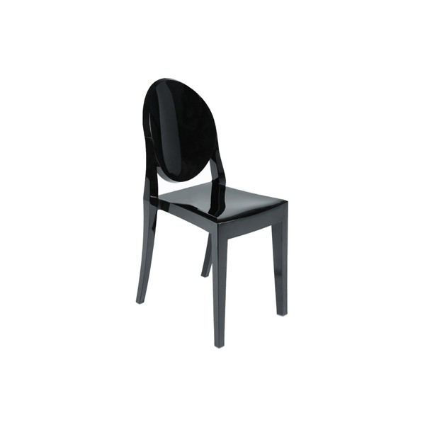 Product illustration Victoria Ghost Black Chair