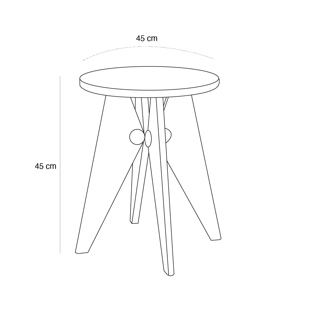 Product schematic Pouf Solvay