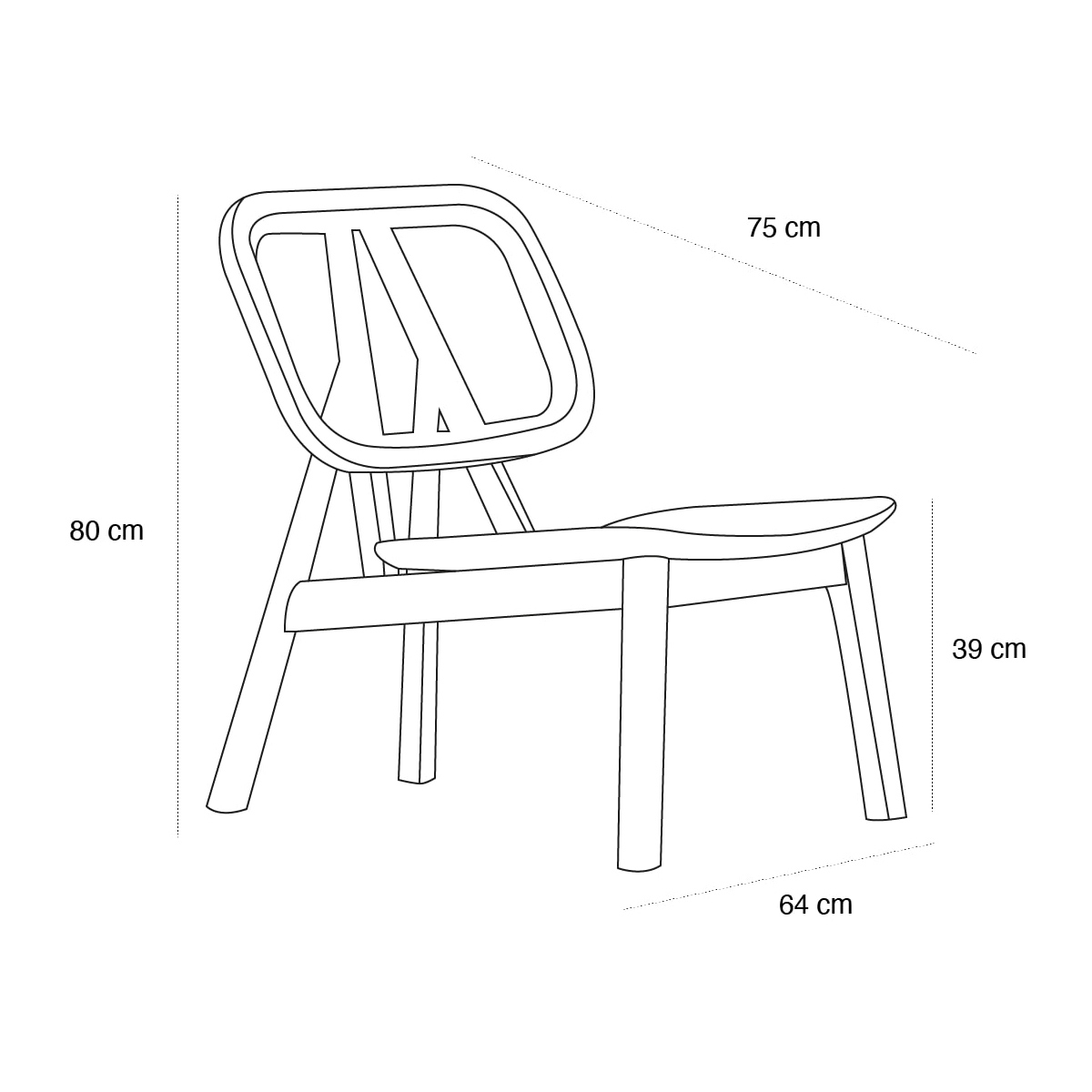 Product schematic Chauffeuse Chauffeuse Nadra